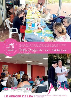 Bilan d'activités été 2024 Verger De Lea