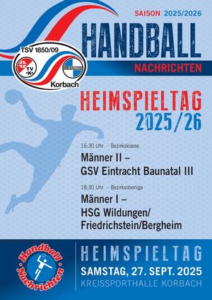 TSV Korbach Handball Nachrichten