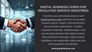 Digital Business Cards for Regulated Service Industries