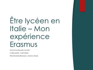 Oral Erasmus Italie Final