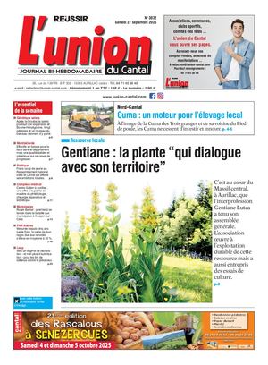 L'union Du Cantal N° 3832