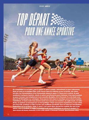 Top départ pour une année sportive