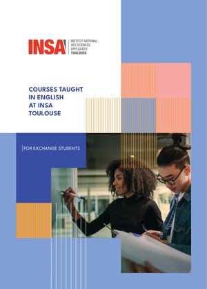 Courses In English - Insa Toulouse