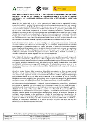Resolucion29agosto2025programa Refuerzo Competencia Matematica