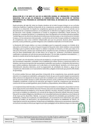 Resolucion27mayo2025seleccion Centros Refuerzo Competencia Matematica
