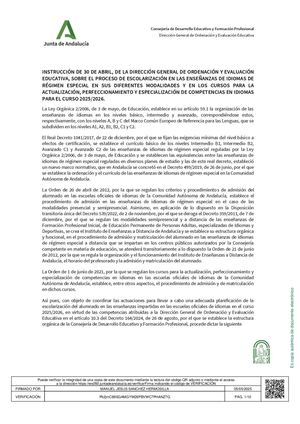 Instrucciones30abril2025proceso Escolarizacion Idiomas