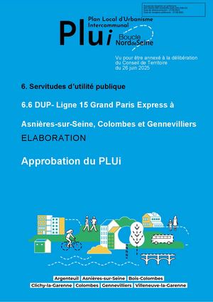 6 6 - DUP Ligne 15 - Approbation