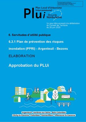 6 3 1 - PPRi - Argenteuil Bezon - Approbation