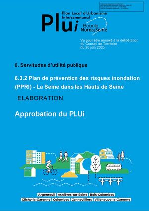 6 3 2 - PPRi -La Seine Dans Les Hauts De Seine - Approbation