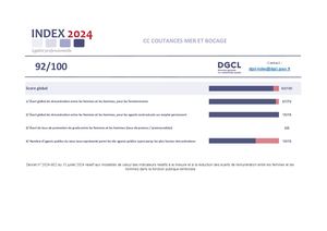 Index égalité professionnelle 2023