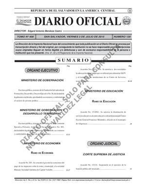 Diario Oficial Estatutos De Fundacepa