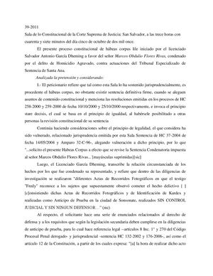 Condena Marcos Obulio Flores