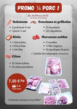 Promo Porc 2025 - Saveurs du Finisteak