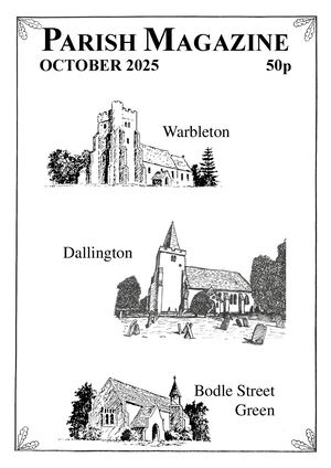 Warbleton, Bodle Street Green and Dallington parishes magazine October 2025