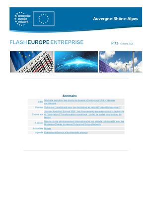 Newsletter Flash Europe Entreprise 72
