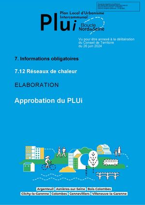 7 12 Informations Relatives Aux Réseaux De Chaleur - Approbation