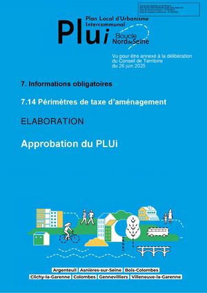 7 14 Taxe D'aménagement - Approbation
