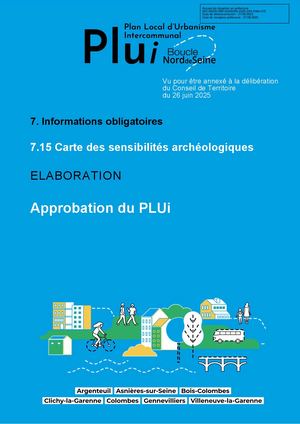 7 15 - Archélologie Colombes - Approbation