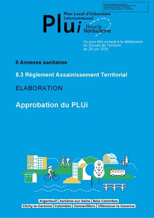 8 3 - Règlement Assainissement BNS - Approbation