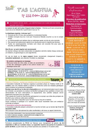 Taslactua Octobre 2025