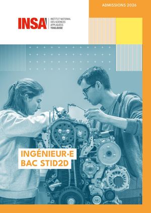 Admissions 2026 - Ingénieur avec un bac STI2D