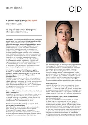 Conversation Avec | Silvia Paoli