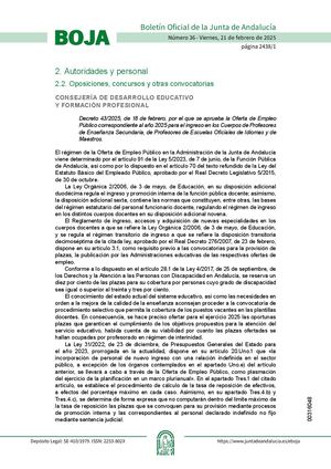 Decreto18febrero2025oferta Empleo Profesores2025