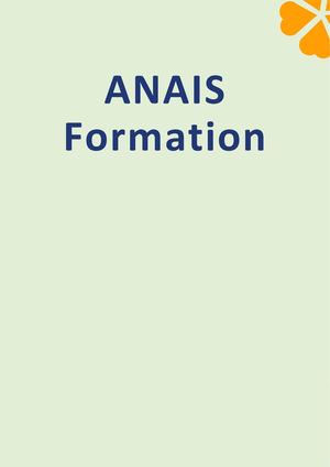 Catalogue De Formation Anais 2025