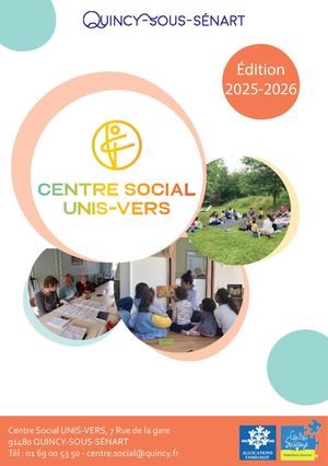 Plaquette Centre Social 2025-2026