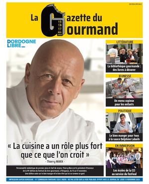 Gazette du gourmand 2024 Festival Livre Gourmand 2024