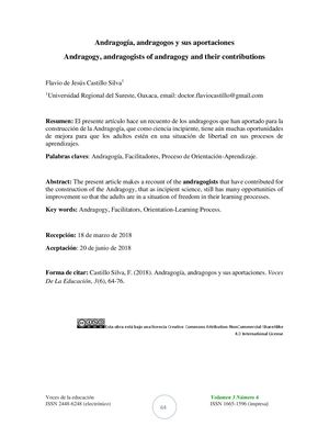 3 Andragogía