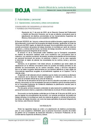 Resolucion11junio2025convocatoria Destinos Conservatorios