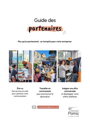 Destination Pornic Guide Partenaire 2026