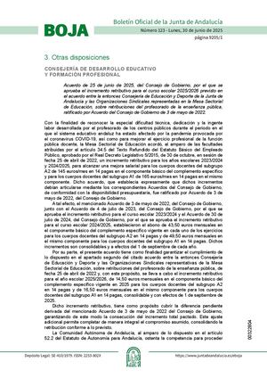 Acuerdo25junio2025incremento Retributivo