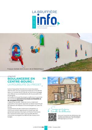 Lettre d'info - Octobre 2025 - Commune de La Bruffiere