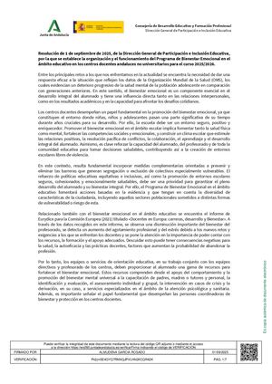 Resolucion1septiembre2025programa Bienestar Emocional