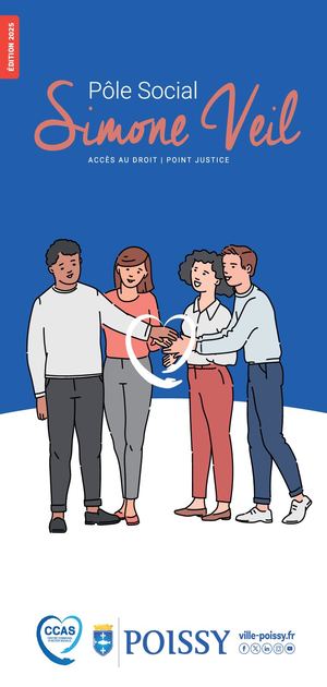 Dépliant Pôle Social Simone Veil avril 2022