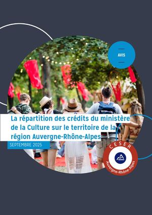 2025 10 Avis Repartition Crédits Ministère Culture Sur Territoire Auvergne Rhone Alpes