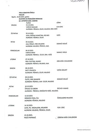 Produženi ŠĶ Listopad 2025