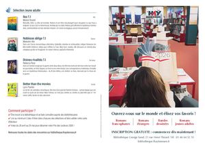 Prix des Lecteurs 2026 - bibliothèque George Sand