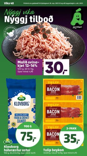 Á tilboðsblað vika 40 2025