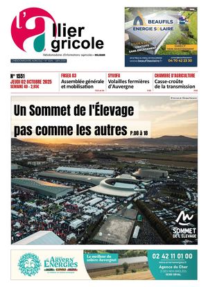 N°1551 L'ALLIER AGRICOLE