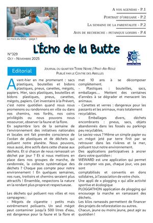 Echo de la Butte Oct-Novembre 2025