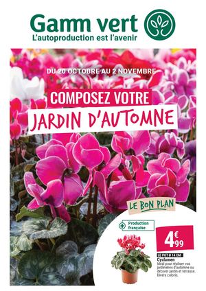 Tract Jardin d'Automne 8p