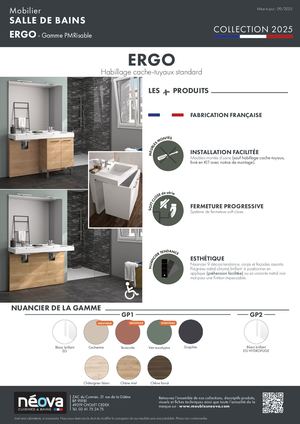 NÉOVA Fiche ERGO HABILLAGE CACHE TUYAUX Standard