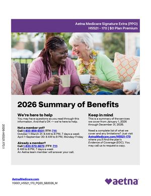 Aetna Signature Extra PPO - Summary of Benefits 2026