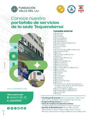 Portafolio De Servicios Sede Tequendama