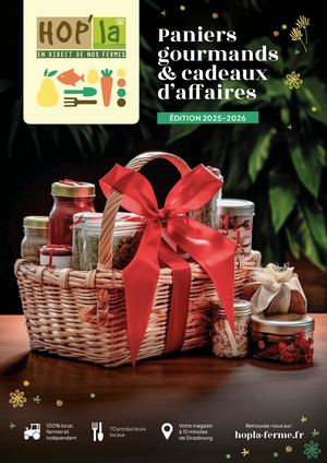 Les paniers garnis Hop'la 2025-2026