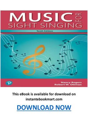 Music For Sight Singing 10th Edition Pdf