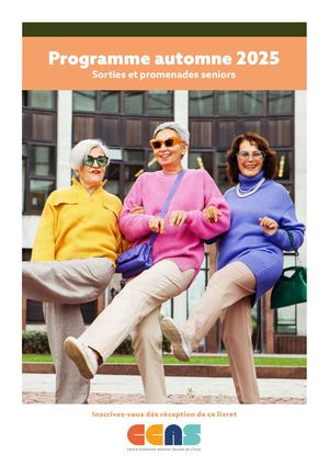 Livret seniors - Automne 2025